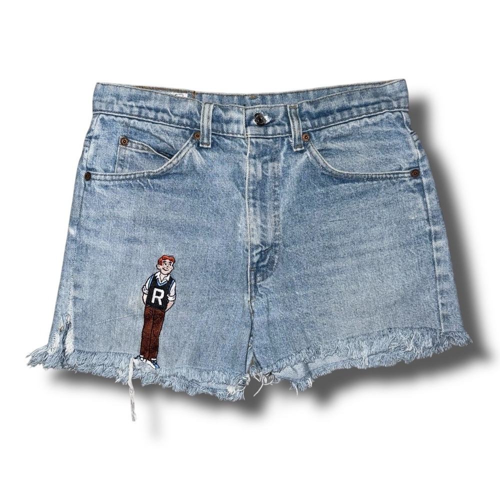 Vintage Too Cute Levi's Orange Tab Shorts Small Fits 30x9 Rare 90s Archie Cutoff